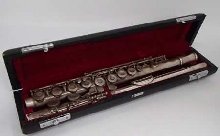 K.MURAMATSU_Flute1952_Used_wind_instrument, current condition_not_tested