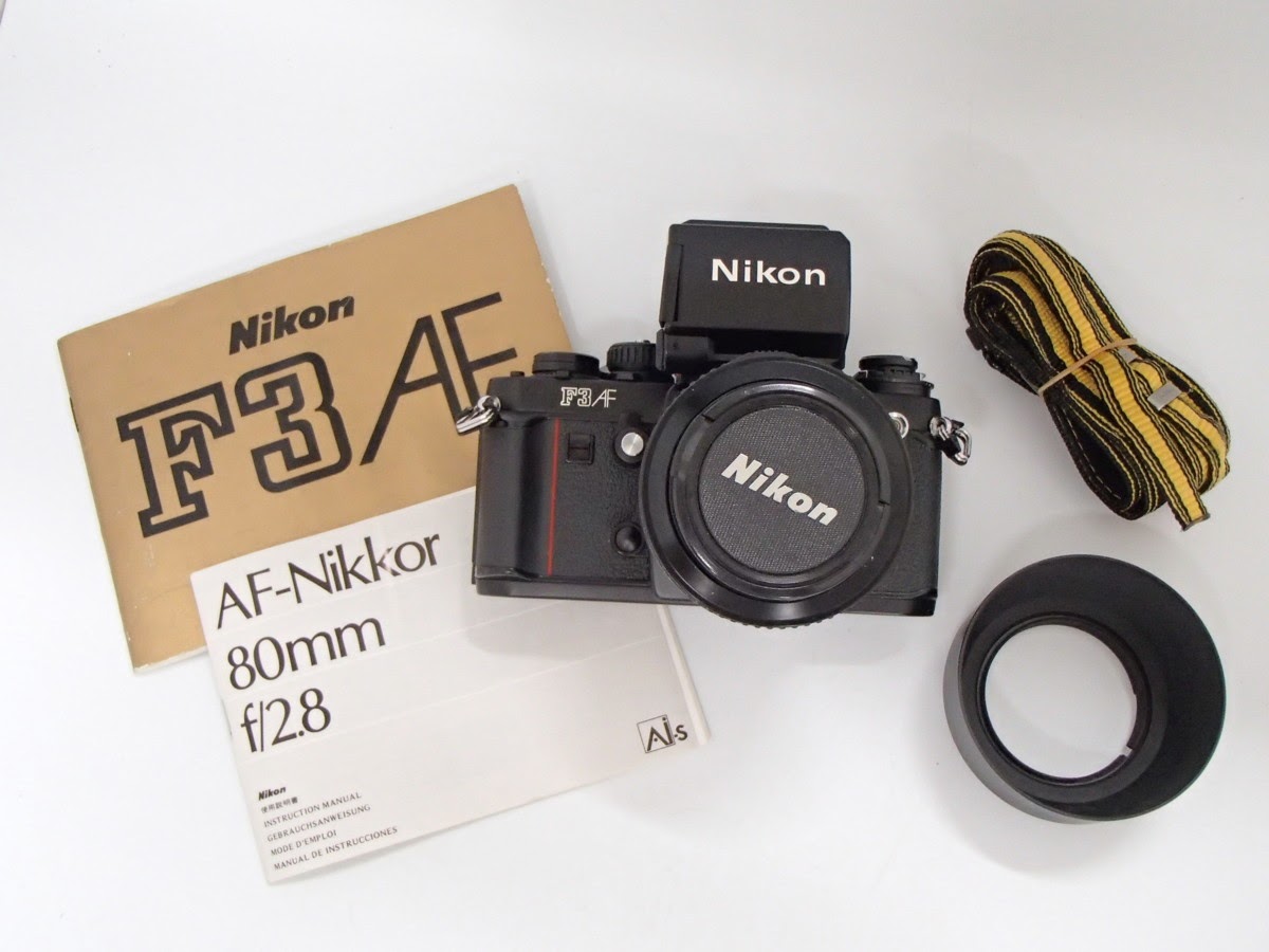 Nikon ニコン F3 ボディ  AF-NIKKOR 80mm 12.8 レンズ  AF