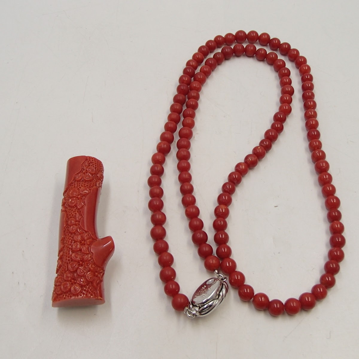 赤珊瑚の帯留めとネックレスを高額買取しました！ 長野県のお客様 - 買取のラフテル