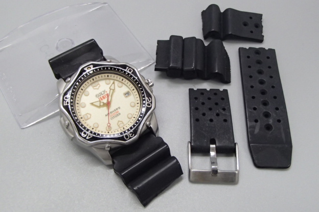シチズン　腕時計　エアダイバーズ　6218-L12228　OXY　デイト　QZ