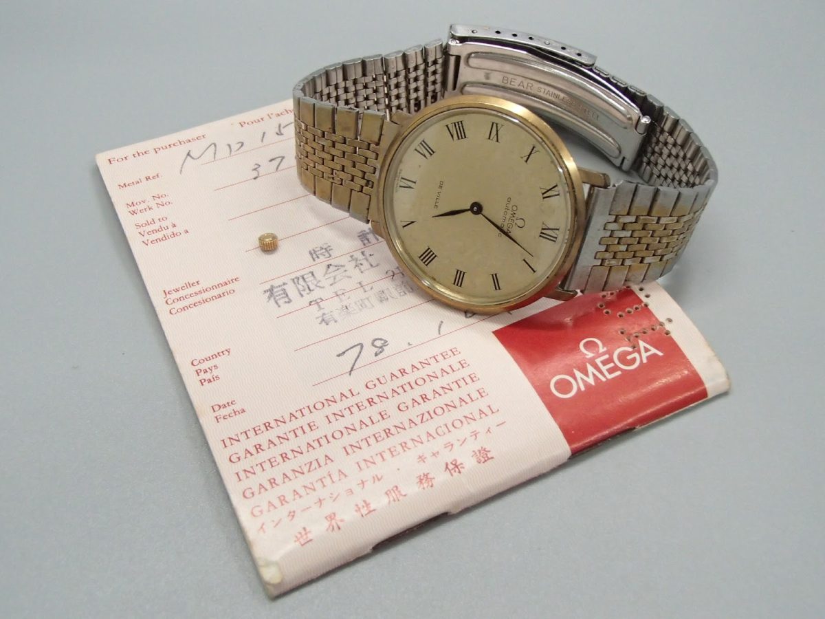 オメガ デビル 腕時計 Cal.711 自動巻き 151.0039 ギャランティ付き 