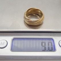 Cartier カルティエ トリニティリング 5連  指輪  K18素材　約9ｇ　重量