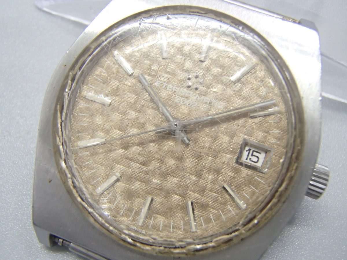  ETERNA MATIC エテルナマチック　2002　腕時計　cal.12824　自動巻き　本体のみ　現状渡し　メンズ時計　　風防
