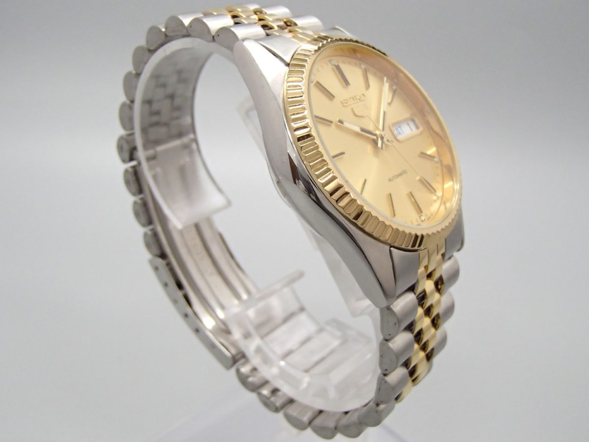 SEIKO セイコー 5 ファイブ 7S26-0500 自動巻き デイデイト 裏スケ メンズ腕時計