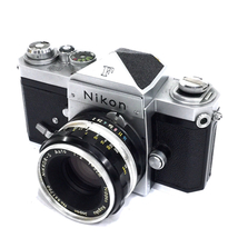 Nikon F アイレベル NIKKOR-S Auto 12 5cm 50mm 一眼レフ フィルムカメラ ニコン