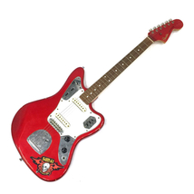 Fender　フェンダー ジャパン エレキギター ジャガー JAGUAR Crafted in Japan レッド系 ギター ケース付 出音確認済