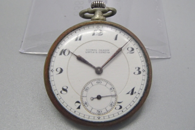 ユリスナルダン 懐中時計 手巻き スモセコ アンティーク 時計 アンティーク