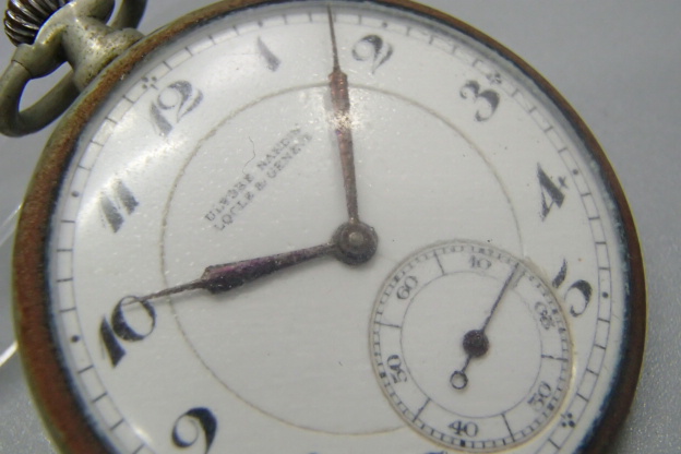 ユリスナルダン 懐中時計 手巻き スモセコ アンティーク 時計 アンティーク