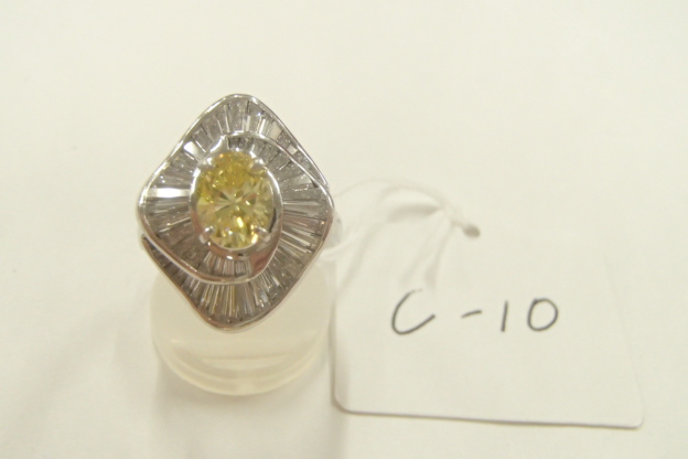 Pt900　11.5ｇ　1.066ct　1.68ct　ダイヤモンドリング