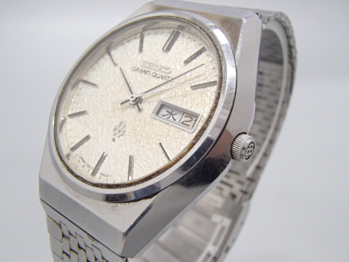 SEIKO セイコー GRAND QUARTZ グランドクォーツ 4843-8100 デイデイト メンズ 腕時計　