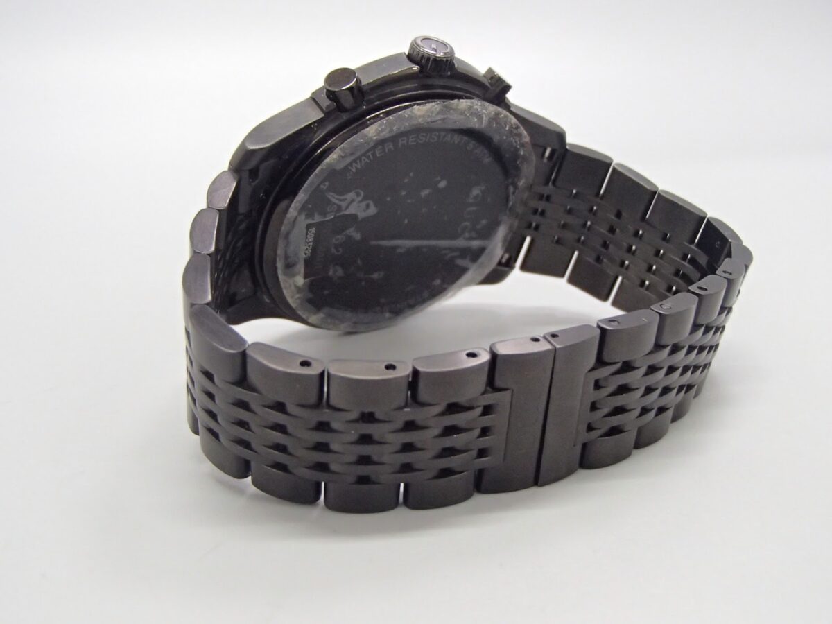 グッチ　QZ　126.2　Gタイムレス　クロノグラフ　メンズ腕時計