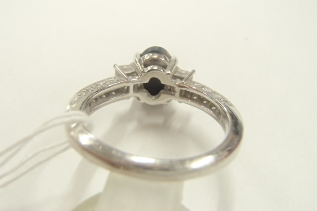 Pt900ブラックオパール 6.3ｇ 1.06ct 0.61ct