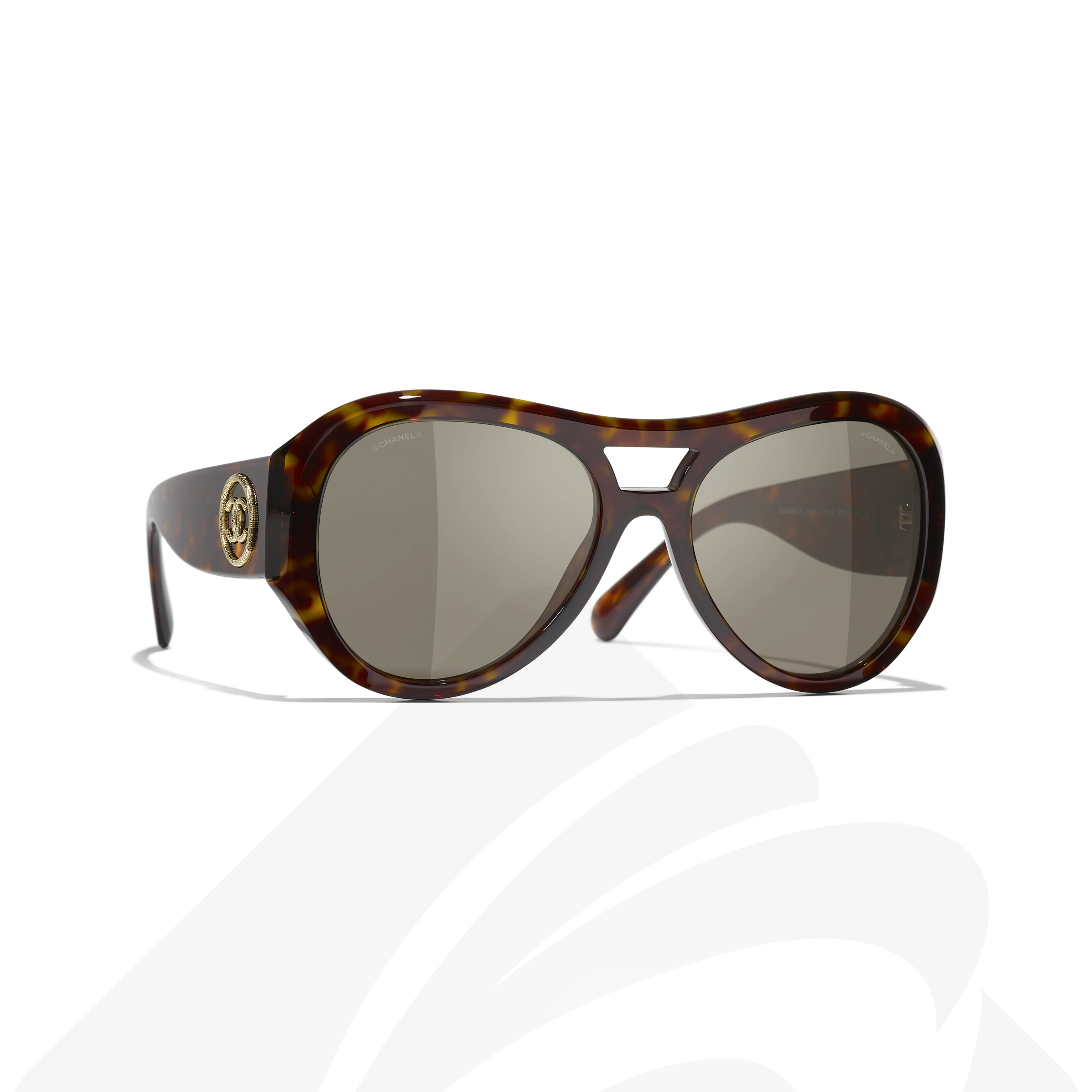 シャネル パイロット シェイプ アイウェア  素材:トータス/カーキ/バーガンディー/ブラック 色:アセテート