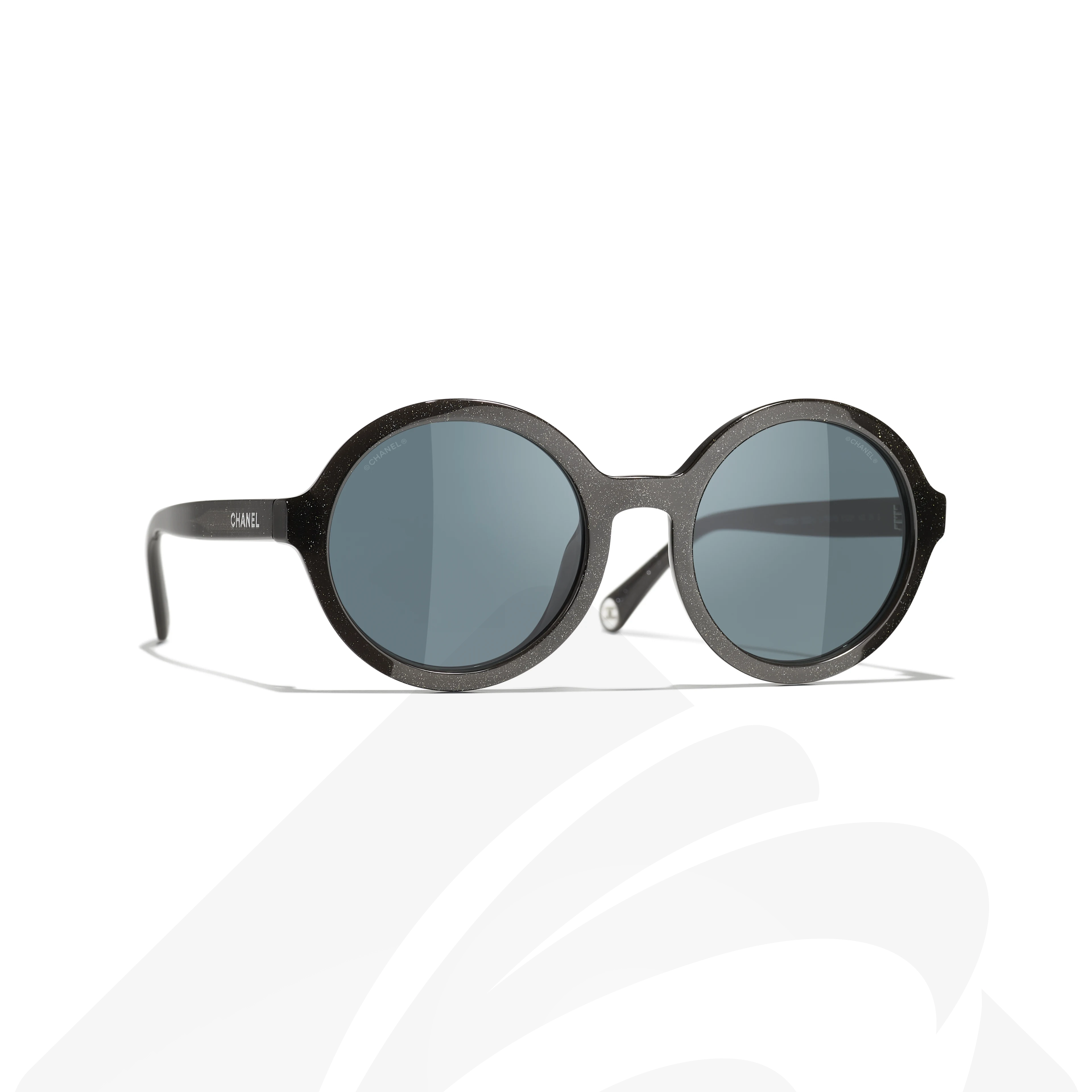 シャネル ラウンド シェイプ アイウェア  素材:ブラック/トータス/ブラウン/トランスペアレント/Striped Brown 色:アセテート