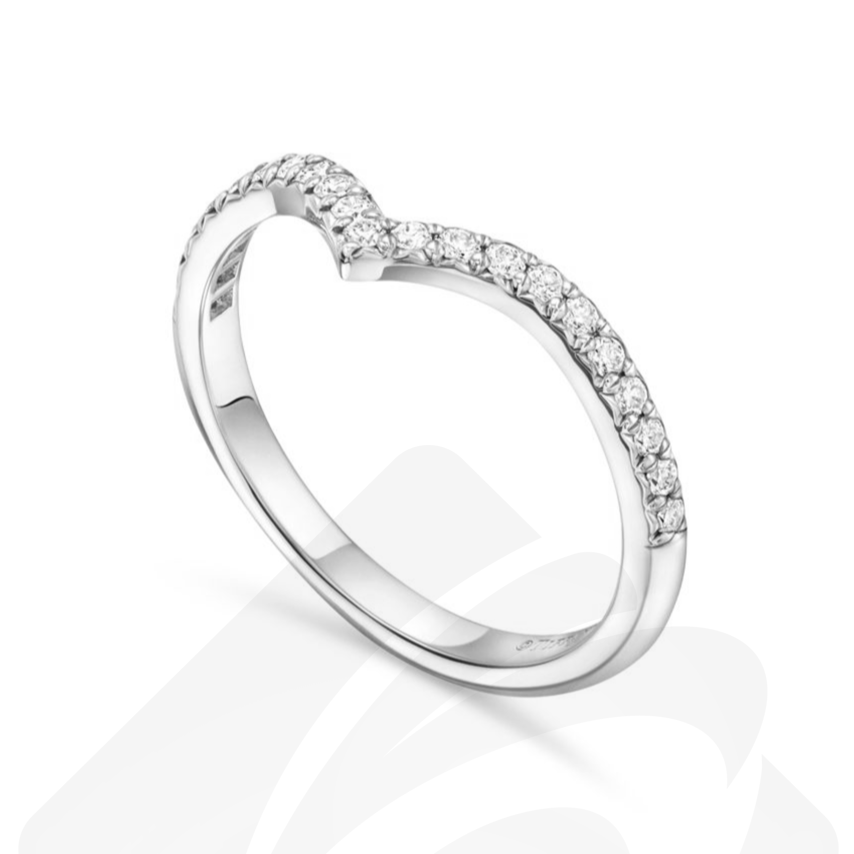 ティファニー ソレスト V リング 素材:プラチナ、ダイヤモンド 色:--