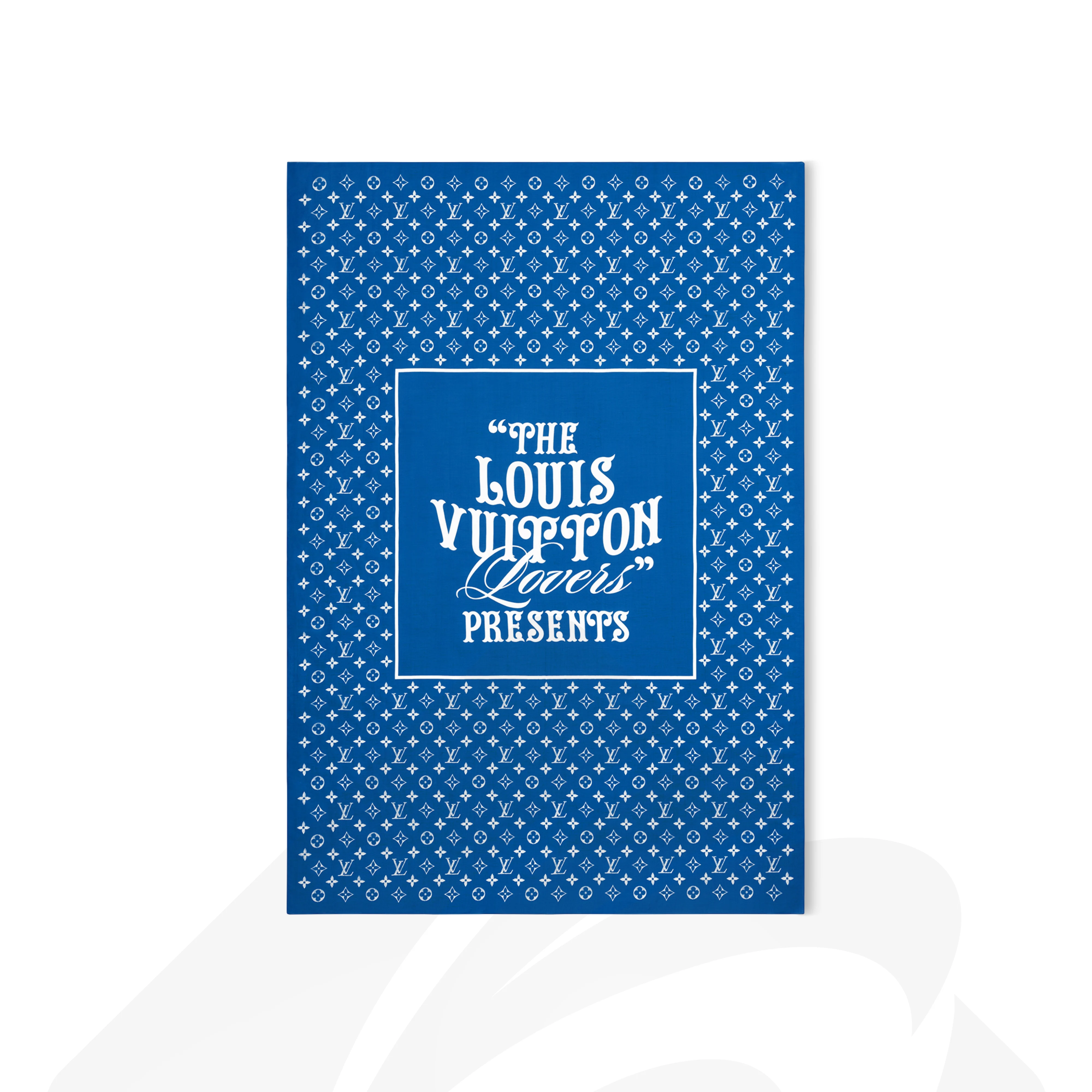 ルイ・ヴィトン ストール・モノグラム カラーズ 素材:コットン68%
シルク32% 色:青