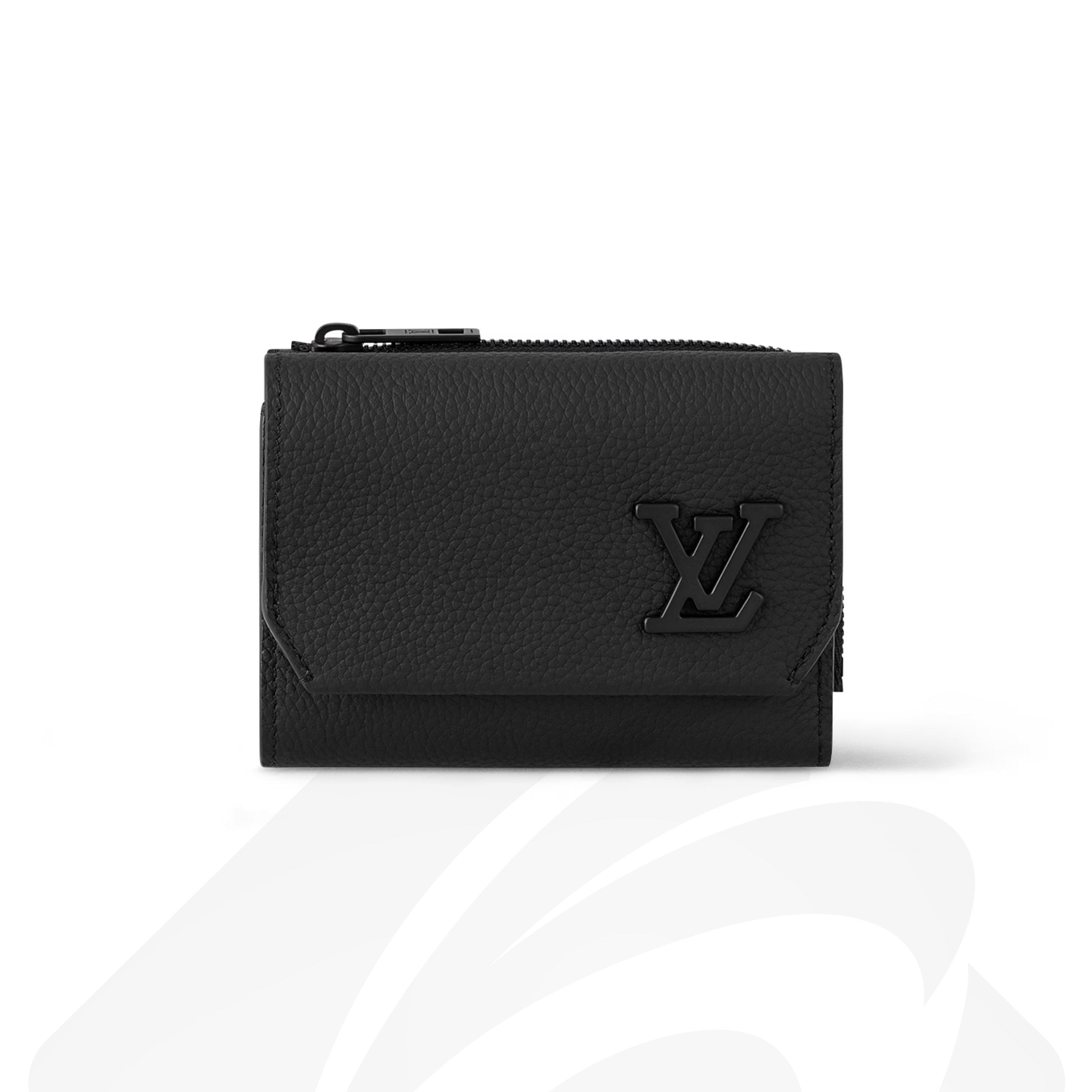ルイ・ヴィトン ポルトフォイユ・パイロット 素材:アエログラム・レザー 色:ブラック