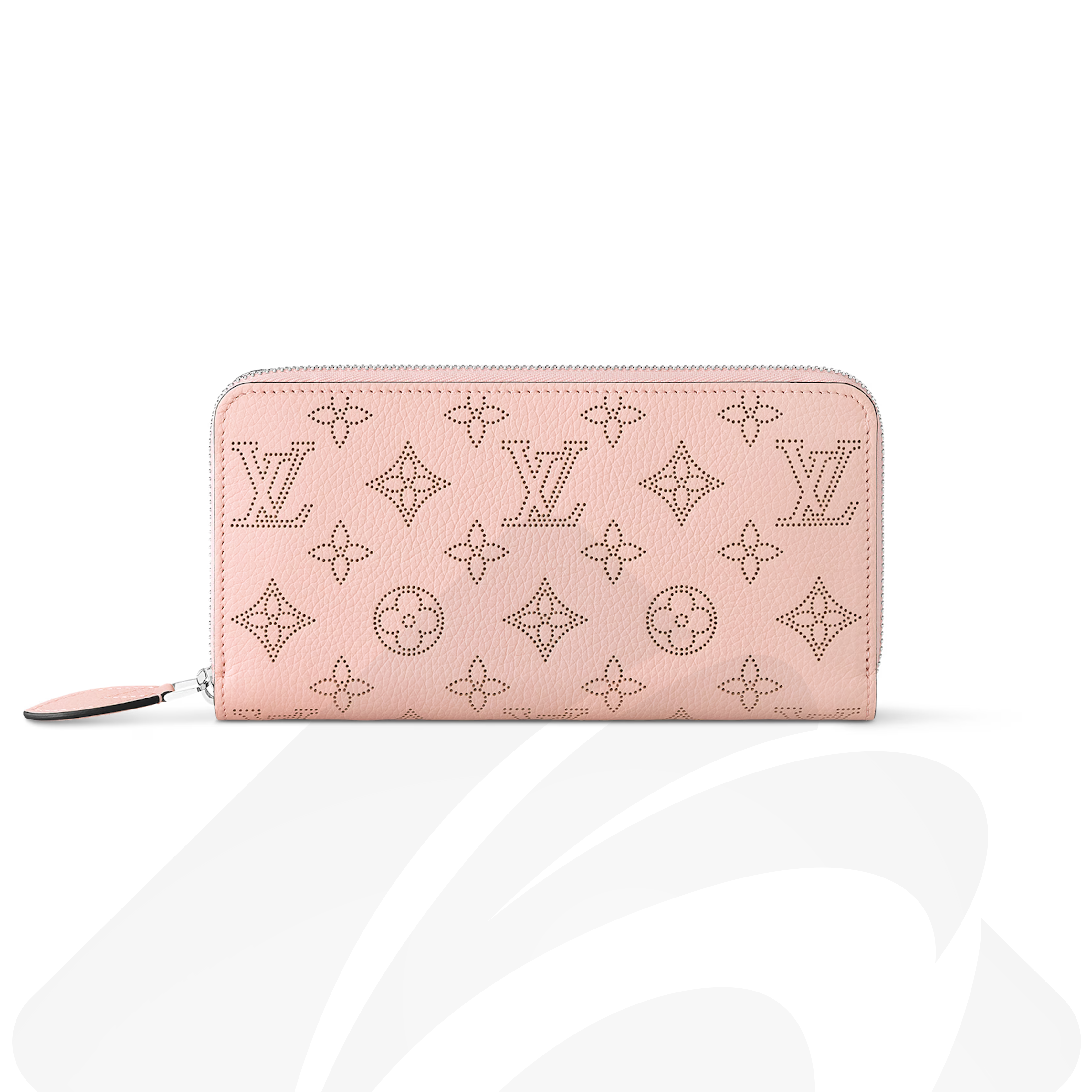 ルイ・ヴィトン ジッピー・ウォレット 素材:マヒナ 色:ローズ・ジャスミン