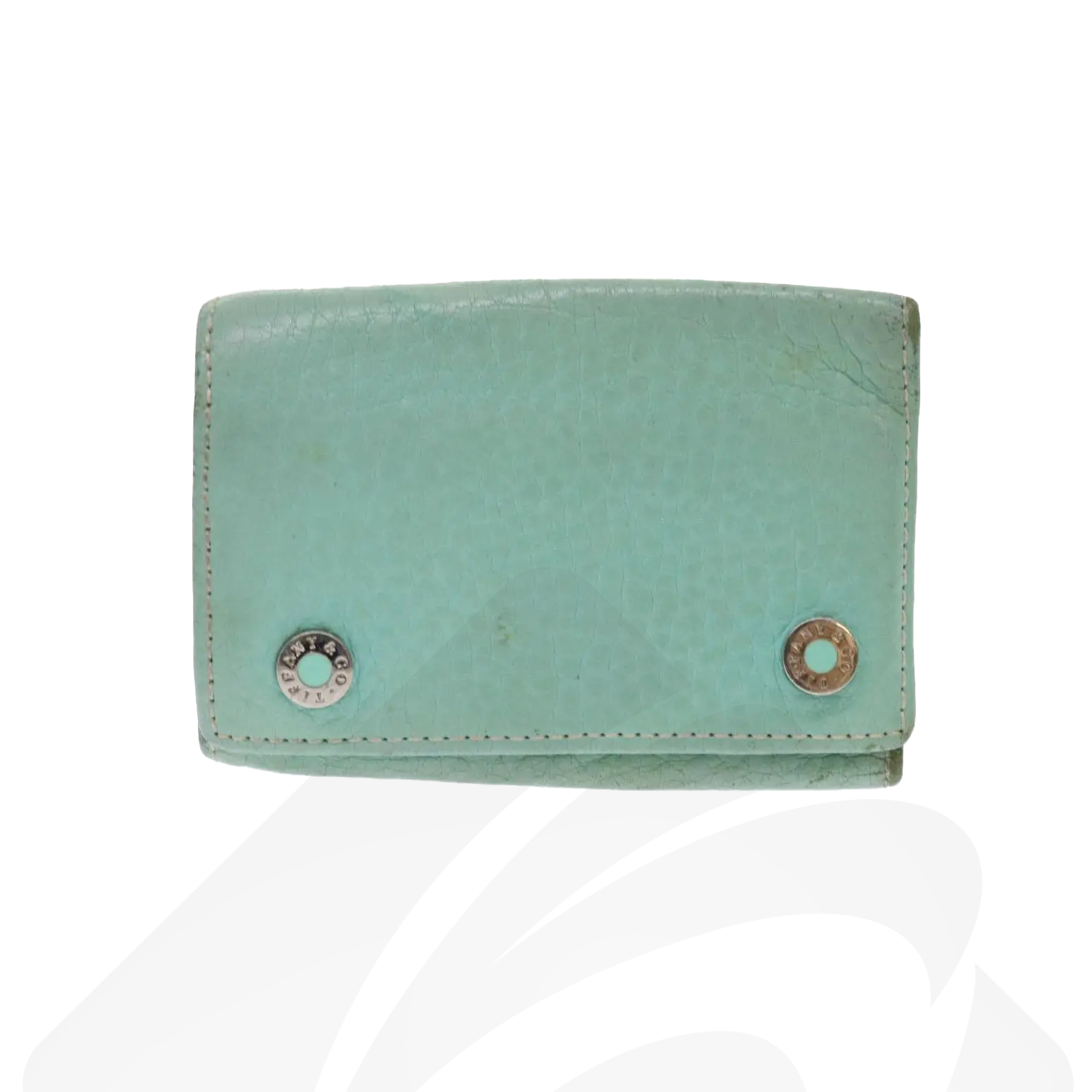 ティファニー 6連キーケース  素材:レザー 色:ティファニーブルー