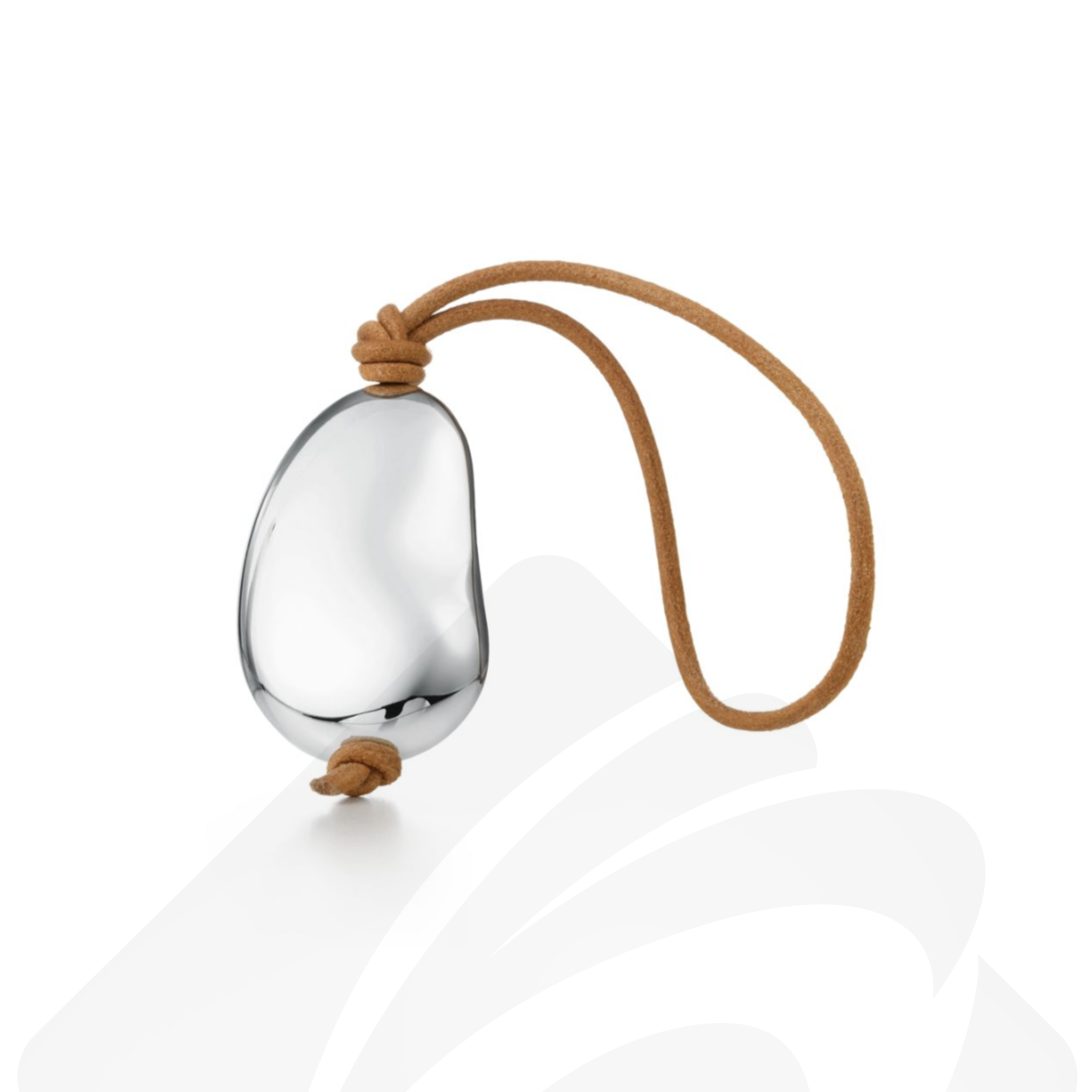 ティファニー エルサ・ペレッティ ビーン キーリング  素材:スターリングシルバー、レザー 色:シルバー