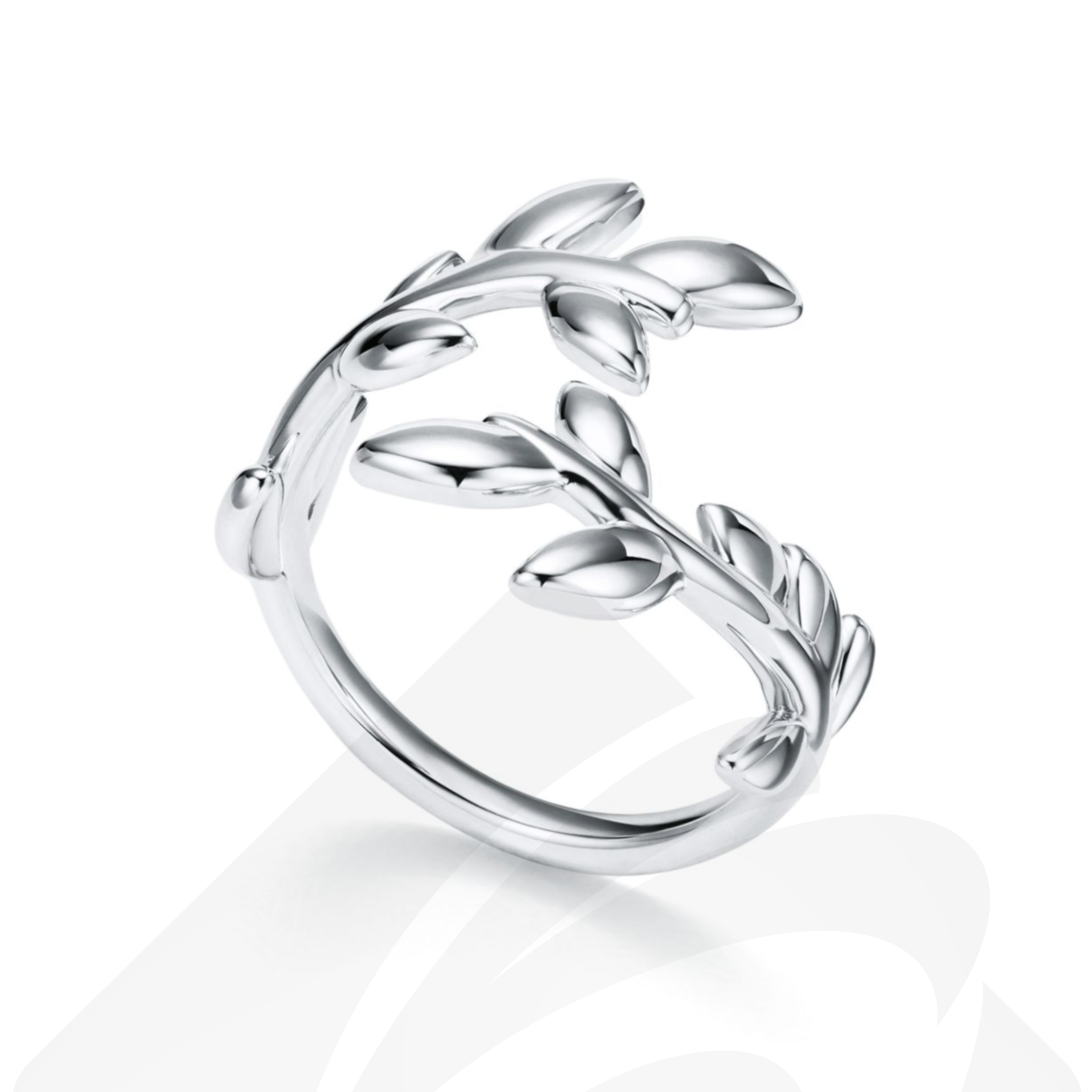 ティファニー パロマ・ピカソ オリーブ リーフ バイパス リング 素材:スターリングシルバー 色:--