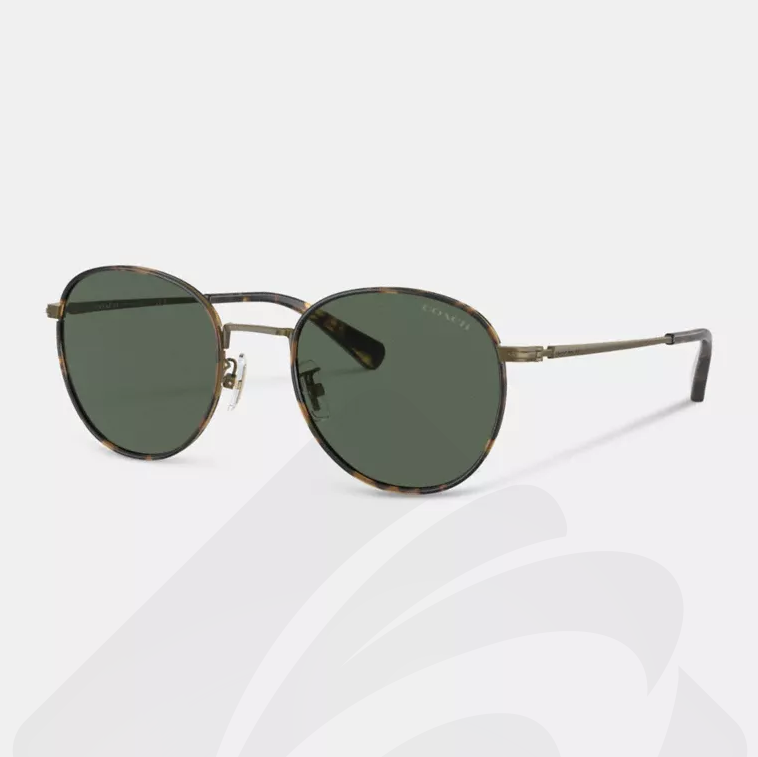 コーチ メタル ウィンザー ラウンド サングラス  素材: 色:アンティークゴールド