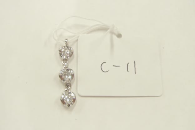 K18WG　ダイヤ　0.53ct　3.4g