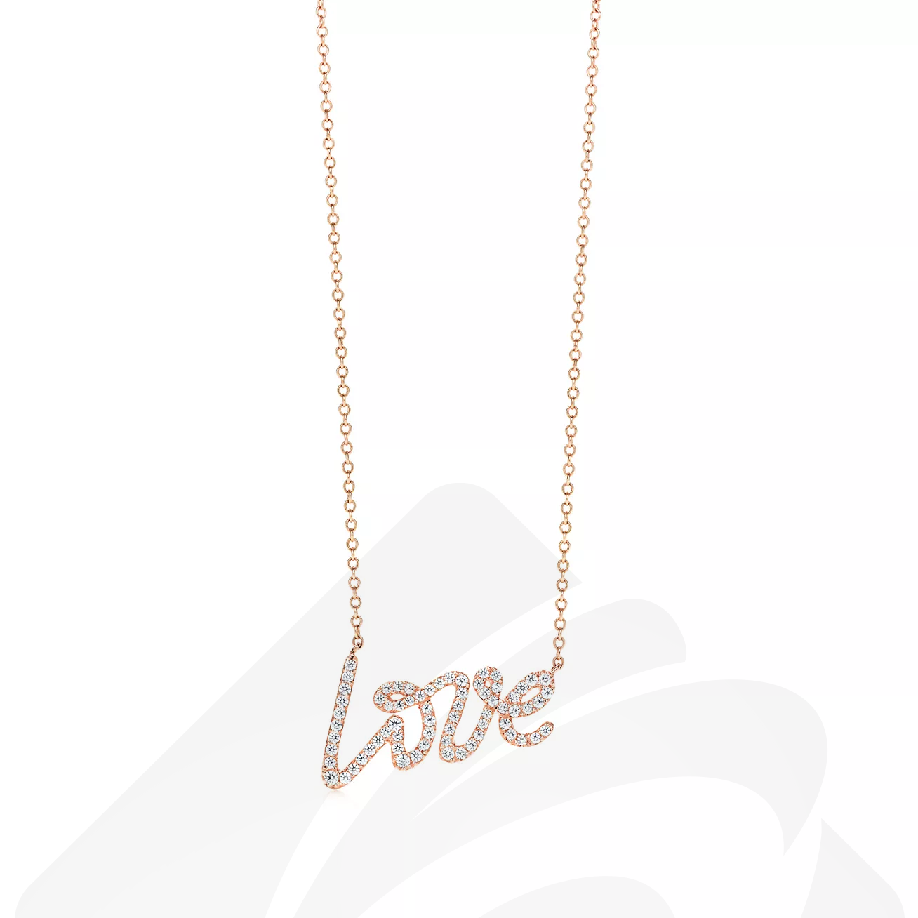 ティファニー ラブ ペンダント  素材:18K ローズゴールド 色:--