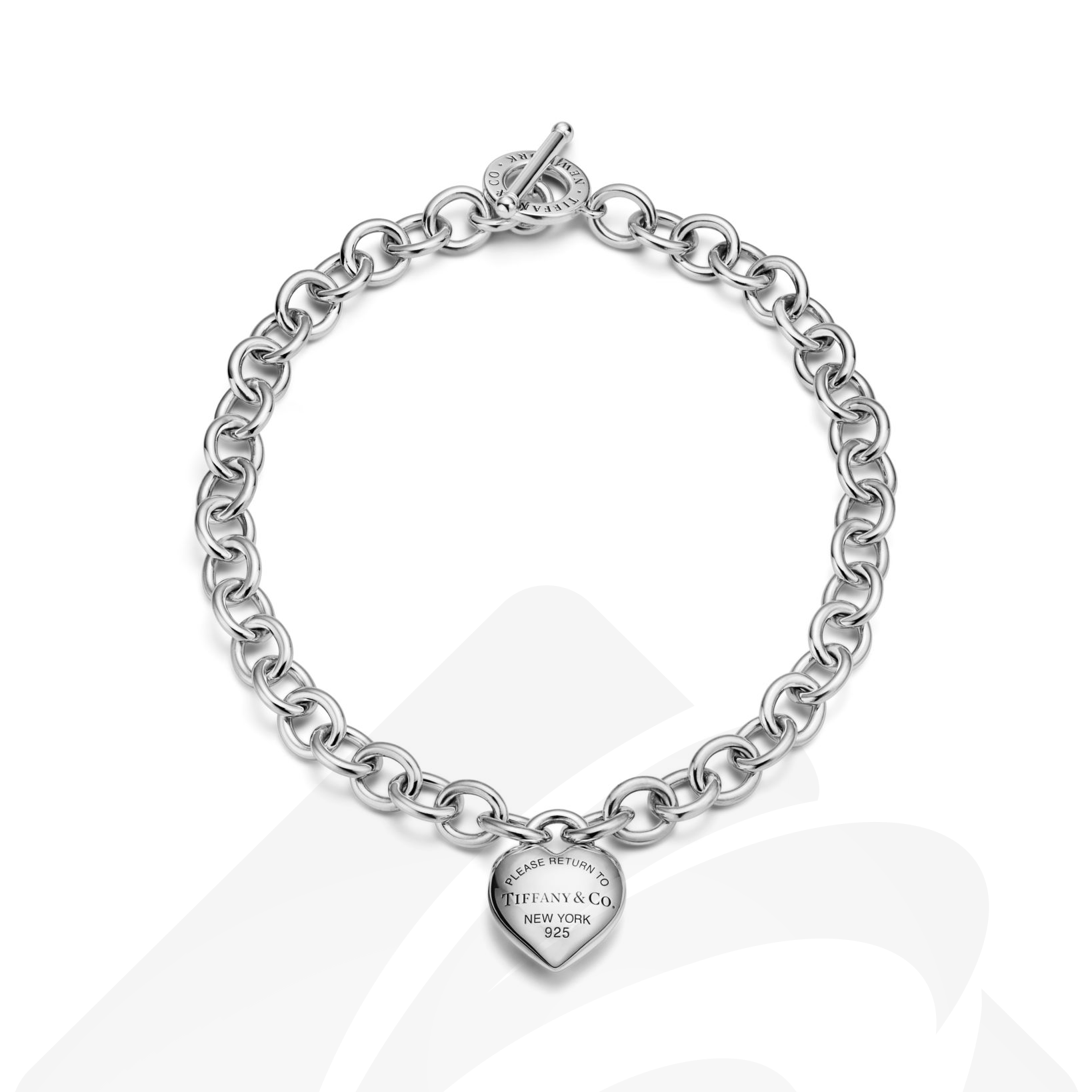 ティファニー フル ハート トグル ネックレス  素材:スターリングシルバー 色:--