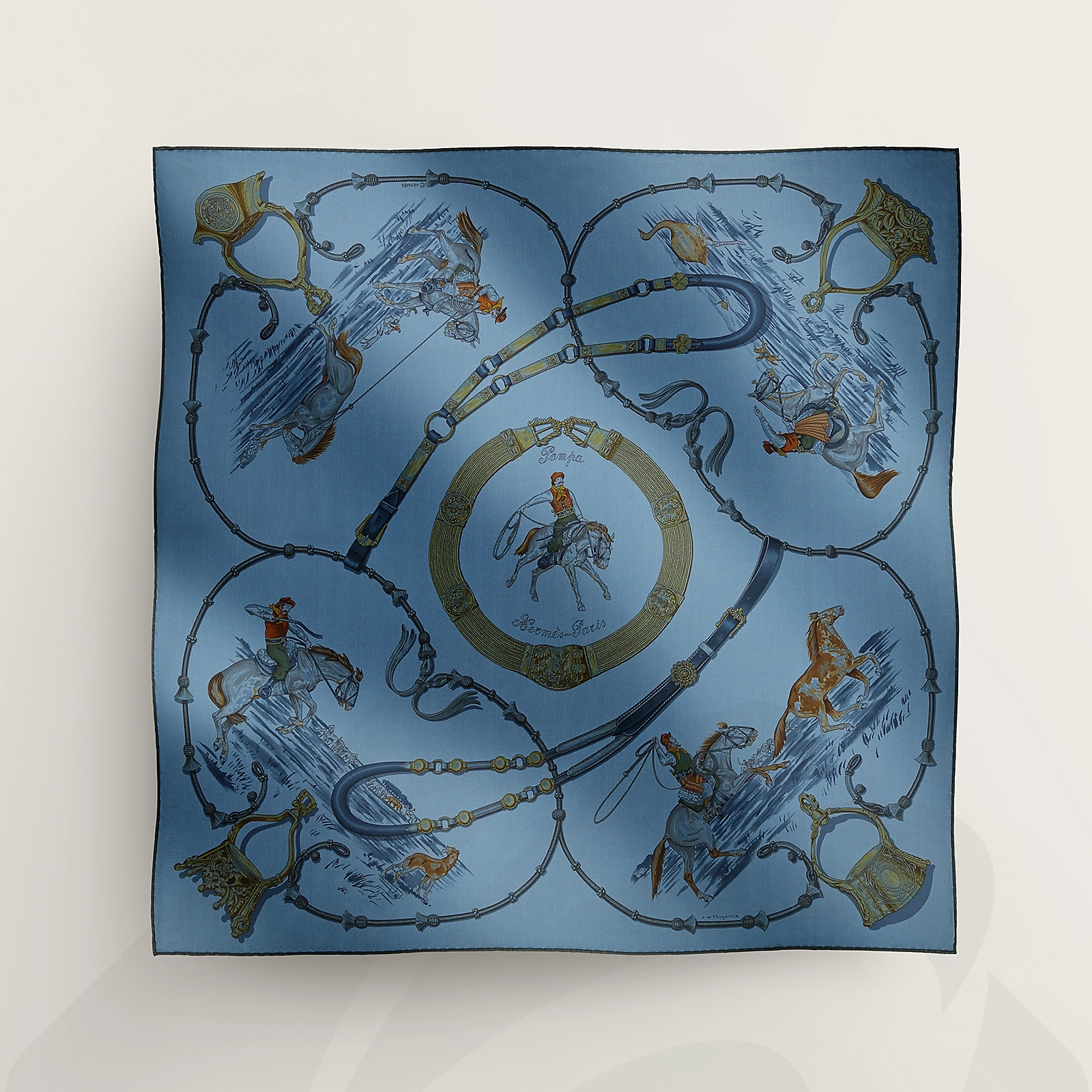 エルメス カレ 70 《パンパ》 素材:ヴィンテージシルク
絹 100% 色:・カバン / グレー / ベージュ・ドレ
・マスティック / グリーン / レッド
・ローズ・プードル / グレー / ベージュ・ドレ