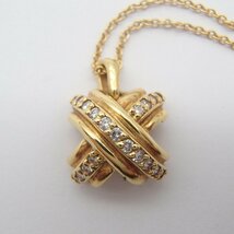 Tiffany_Co. ティファニー シグネチャー ネックレス K18 750 重量約4.6g ゴールド アクセサリー 