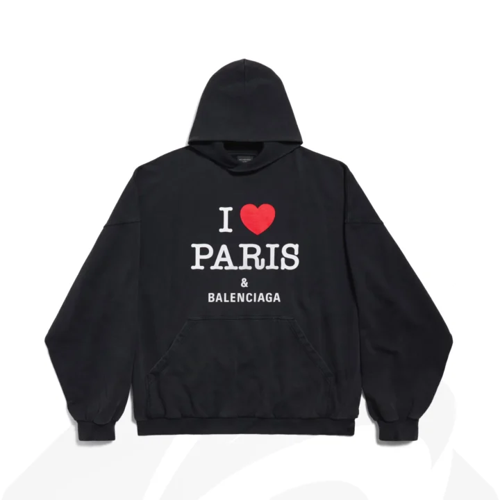 バレンシアガ I LOVE PARIS & BALENCIAGA  素材:コットン100％ 色:ブラック