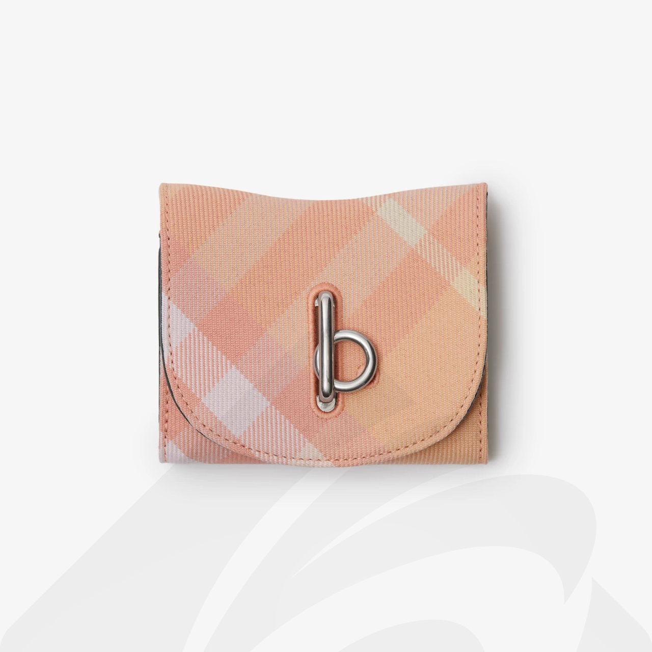 バーバリー ロッキングホース ウォレット 素材: 色:ピーチ