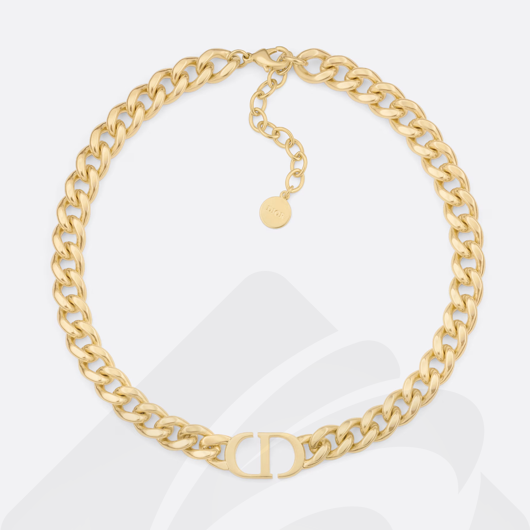 クリスチャン・ディオール 30 Montaigne チョーカー  素材:メタル 色:ゴールド