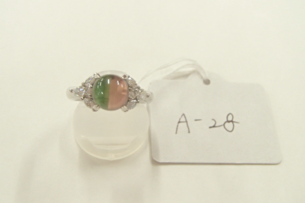 pt900 トルマリン 6.9g 2.94ct 0.45ct