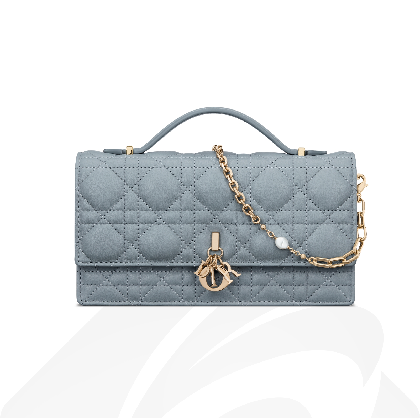 クリスチャン・ディオール My Dior ミニバッグ  素材:カナージュ ラムスキン 色:クラウドブルー/ラテカラー/パウダーピンク/ライラック/アンティークピンク/パウダーベージュ/ブラック