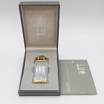 Dunhill dunhill ライター  ダンヒル ガスライター 喫煙具 着火未確認 箱　