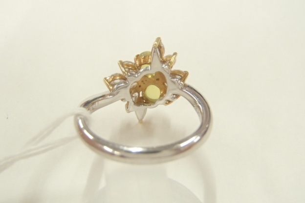 pt900 k18 キャッツ 5.9g 1.56ct 0.72ct