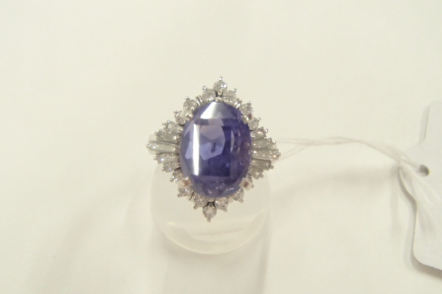 サファイア　リング　6.50ct 8.9g