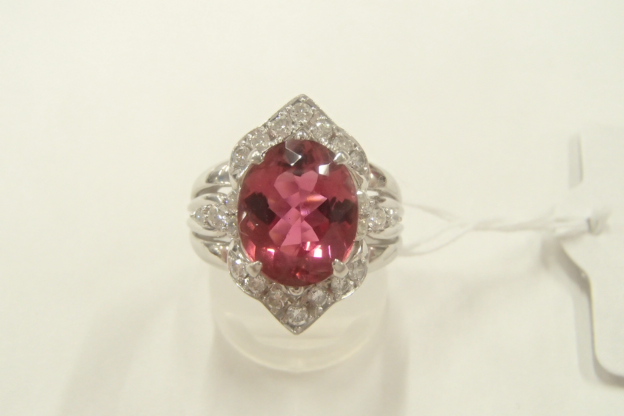 pt900 トルマリン 12.1g 3.74ct 0.30 ct