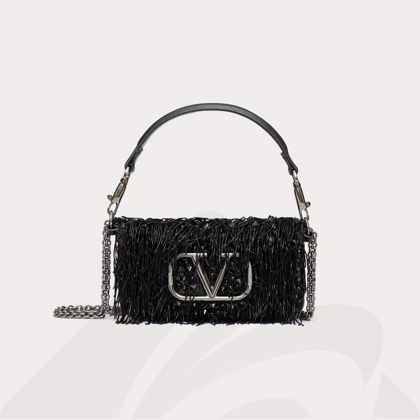 ヴァレンティノ ヴァレンティノ ガラヴァーニ ロコ スモール エンブロイダリー 素材: 色:ブラック