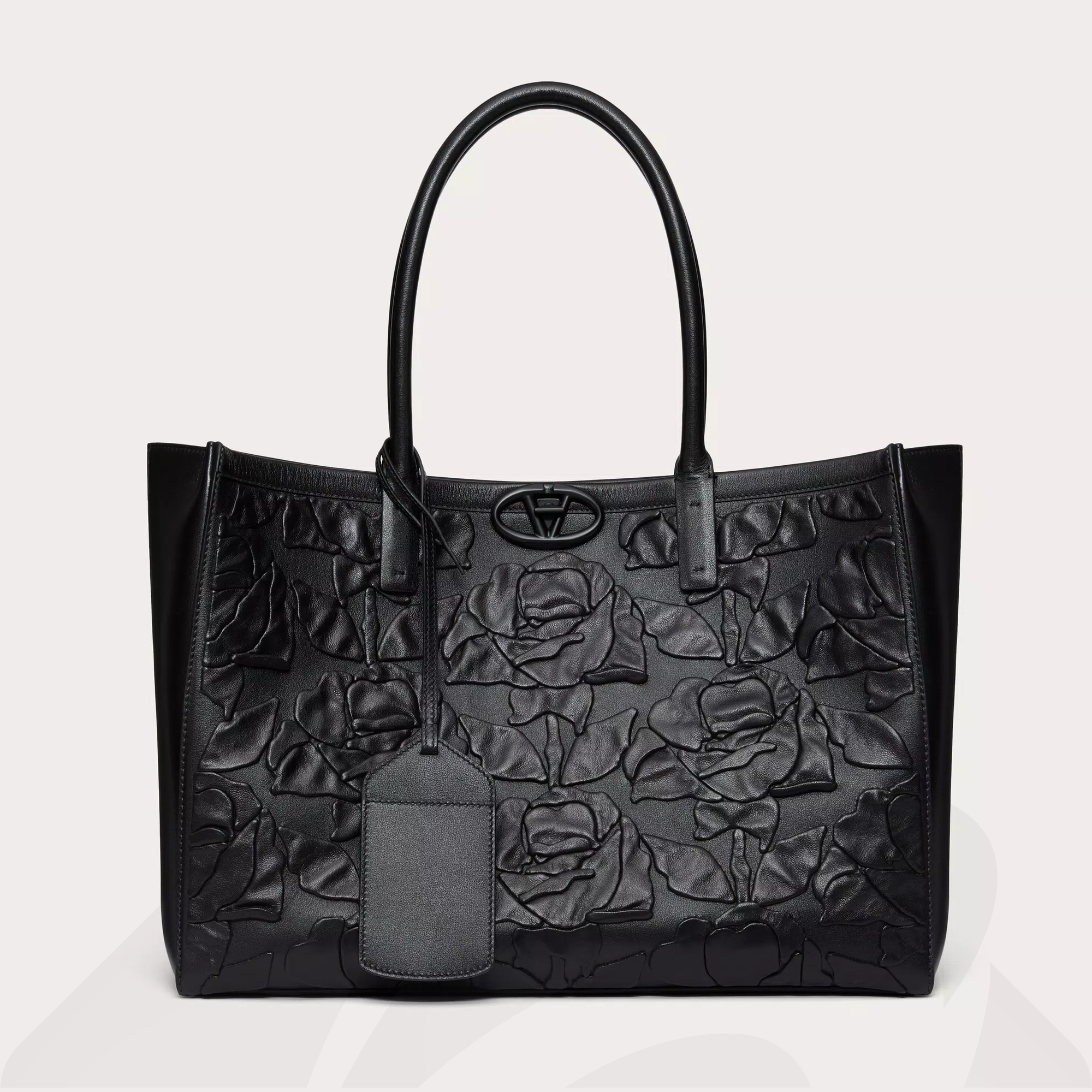 ヴァレンティノ Vロゴ ロッカー ローズエンブロイダリー 素材: 色:ブラック