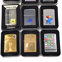 ジッポ　フランス98 FIFAワールドカップ　オイルライター　計9点セット　付属品あり　喫煙グッズ　zippo