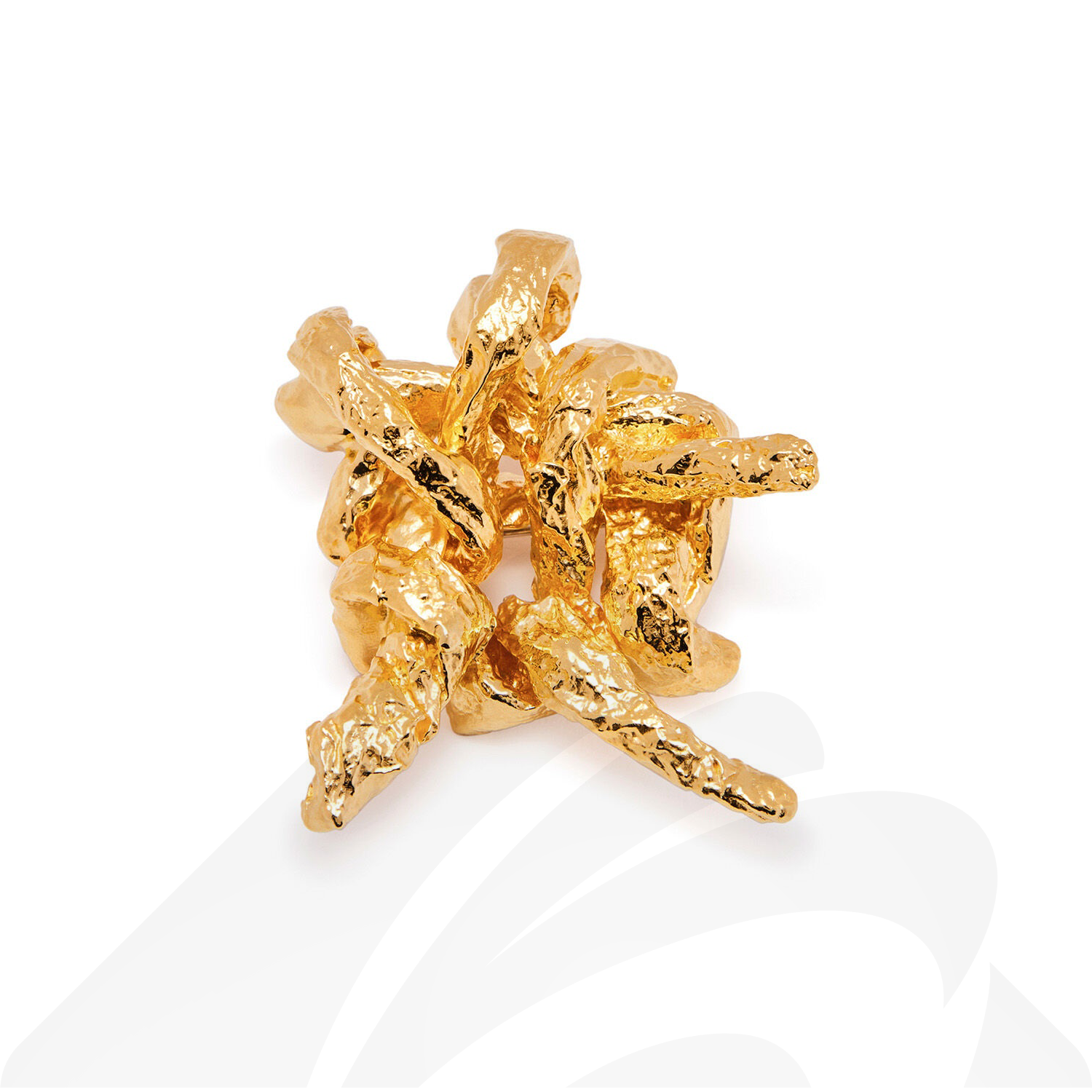 ロエベ タランテラ ブローチ  素材:スターリングシルバー 色:ゴールド