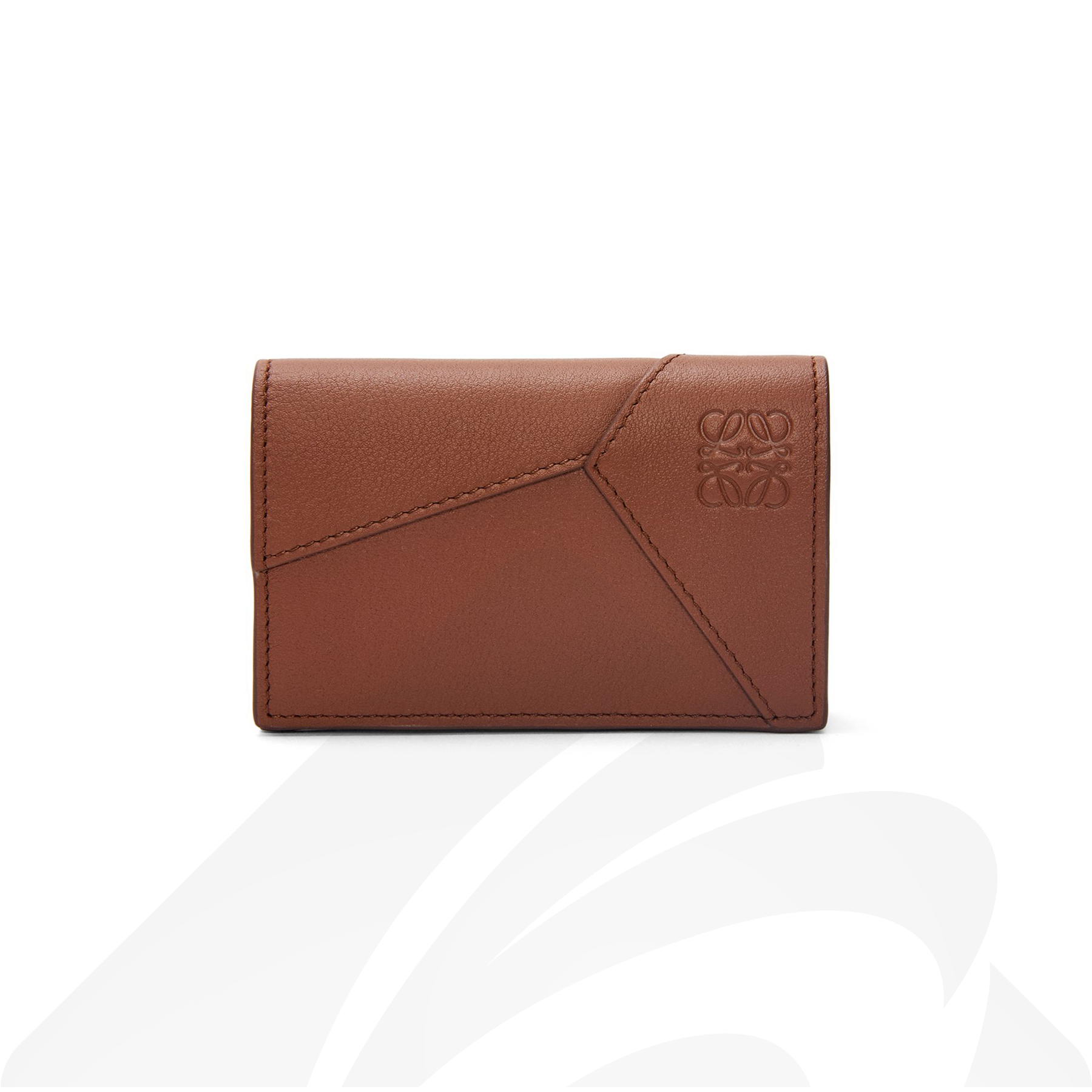 ロエベ パズル ビジネスカードホルダー  素材:クラシックカーフレザー 色:ブラウン