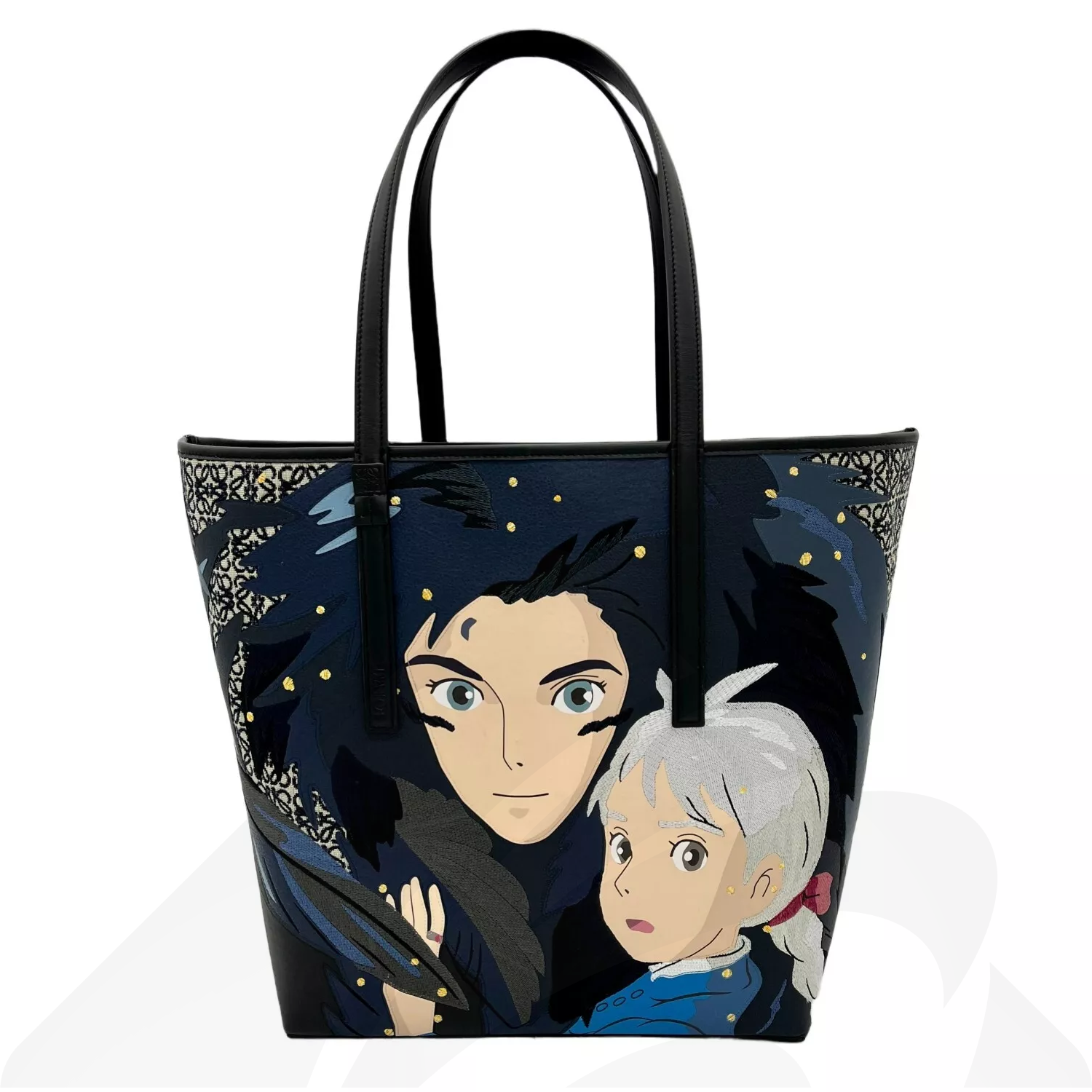 ロエベ トートバッグ コラボ  素材:レザー 色:マルチカラー