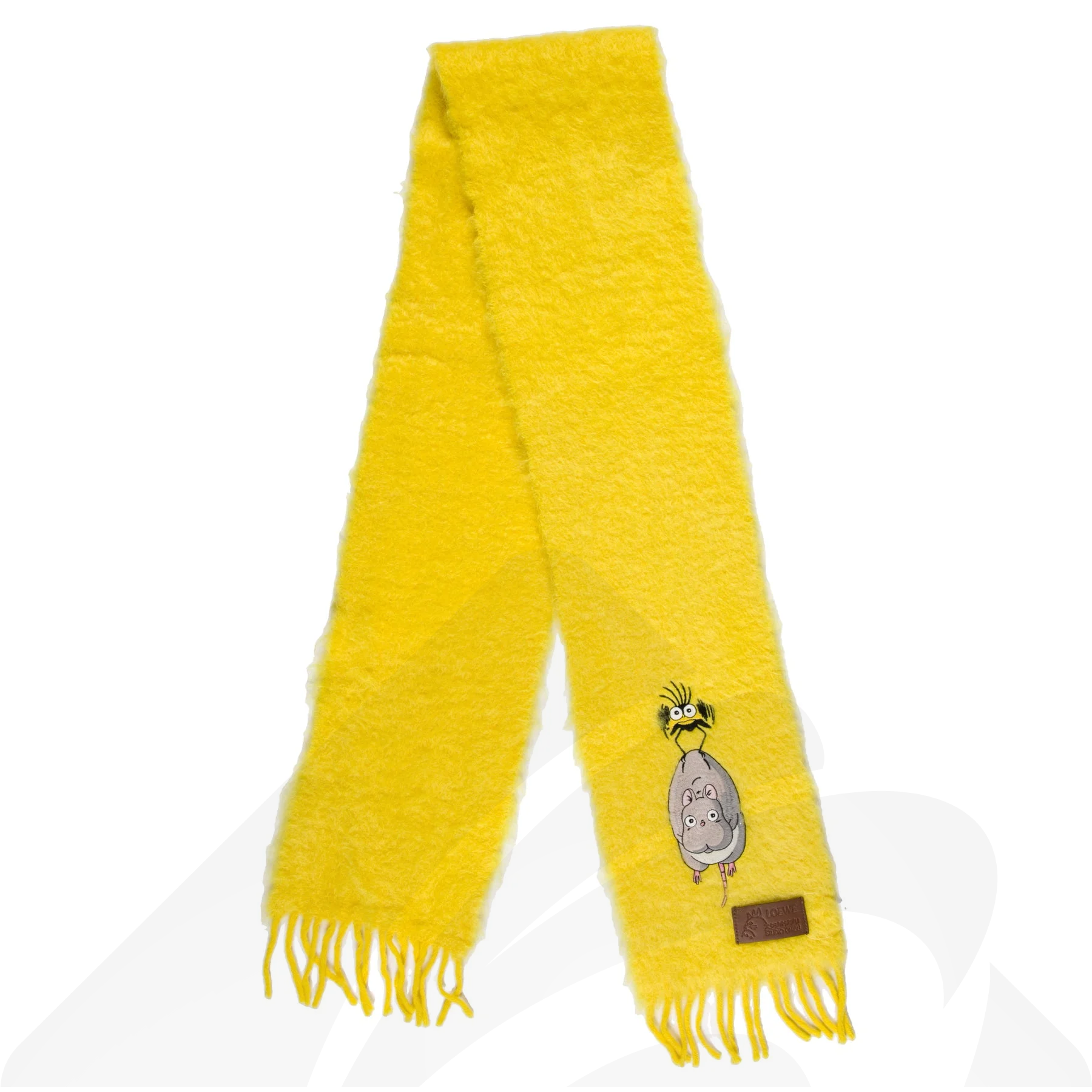 ロエベ ロエベ×スタジオジブリ スカーフ  素材:ウール 色:イエロー