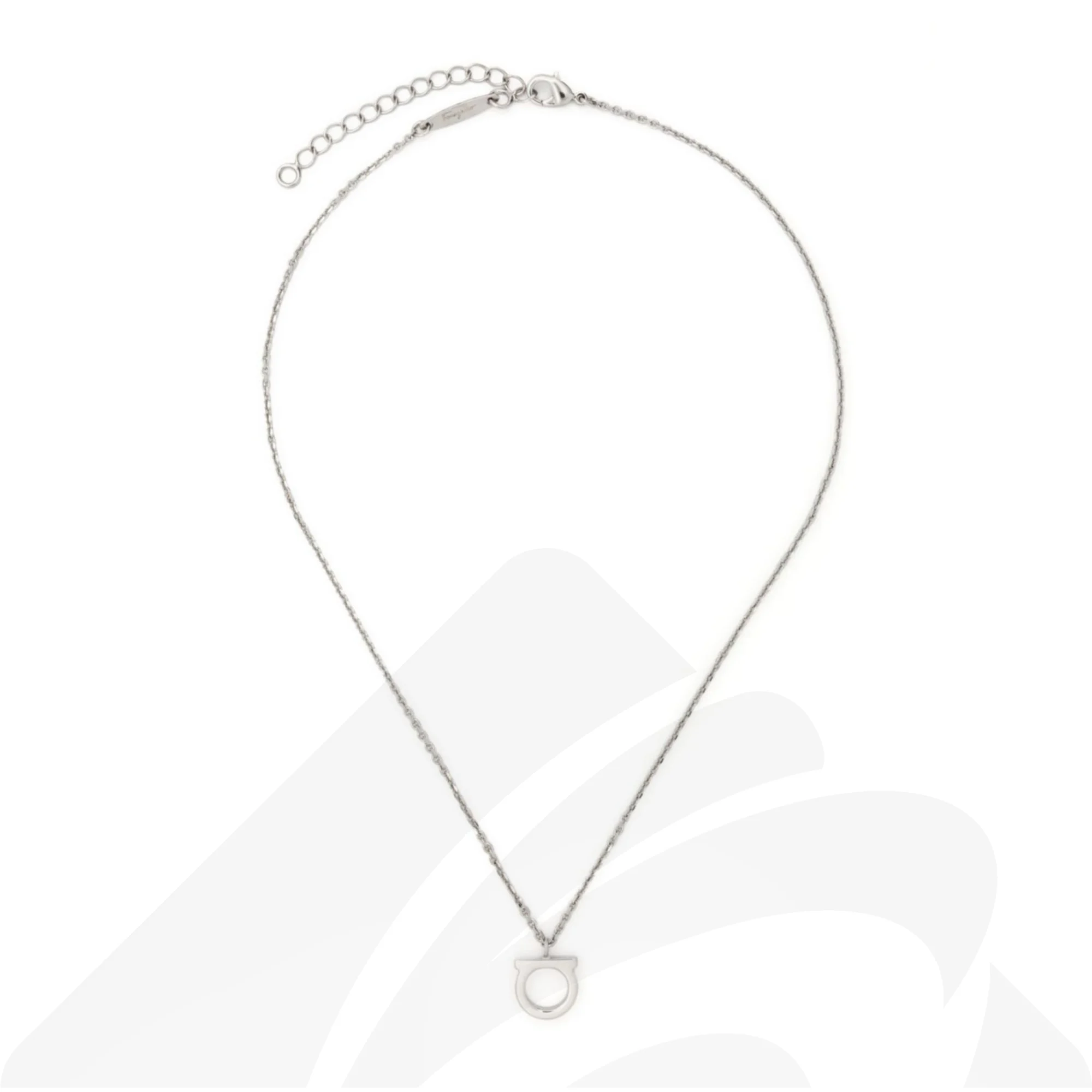 フェラガモ ガンチーニ ネックレス  素材:真鍮 色:パラディオ