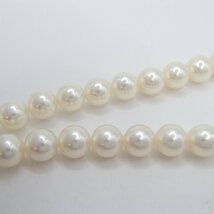 K.MIKIMOTO ミキモト パール ネックレス K14 約29.7g 丸玉8.5㎜