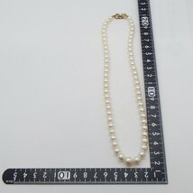 K.MIKIMOTO ミキモト パール ネックレス K14 約29.7g 丸玉8.5㎜